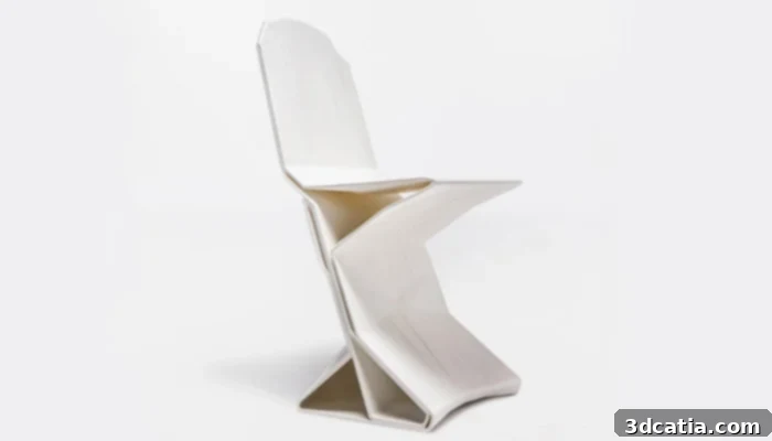 Estrat Chair by Nagami, a 3D printed design.