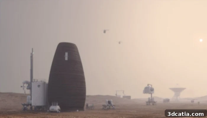 MARSHA: A 3D Printed Mars Habitat designed to withstand the harsh Martian environment