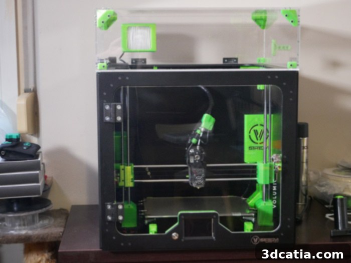 Volumic STREAM 30 Pro MK2 professional 3D printer with protective cover