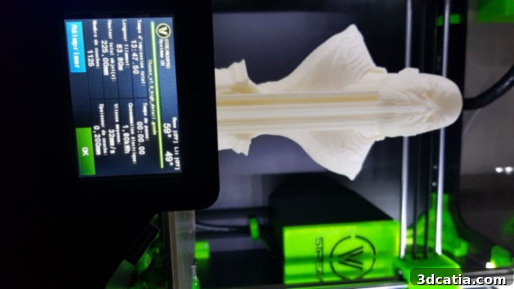 20cm tall Thanos bust 3D print