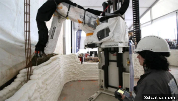 social housing printed in 3D