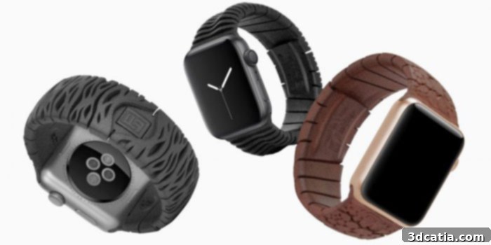 Unique 3D Printed Apple Watch Bracelets 2 3D printed bracelet