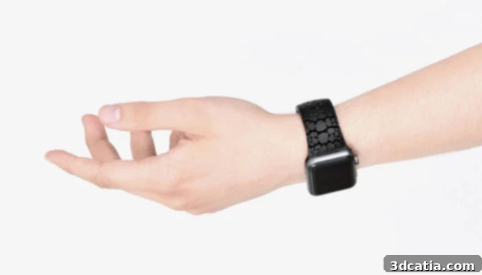 Unique 3D Printed Apple Watch Bracelets 3 3D printed bracelet