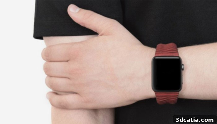 Unique 3D Printed Apple Watch Bracelets 4 3D printed bracelet