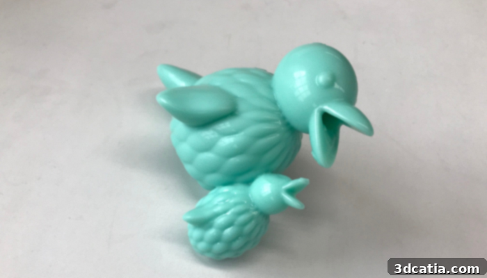DLP 3D printing detailed part