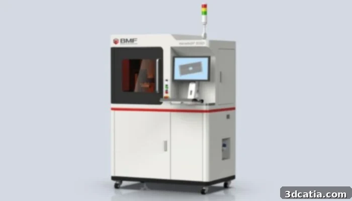 The microArch D1025 dual-resolution micro 3D printer from Boston Micro Fabrication