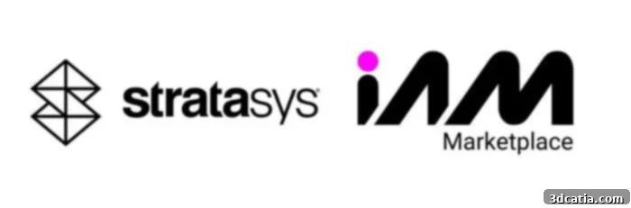 Stratasys iAM Marketplace logo and branding