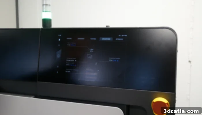 RMS220 screen