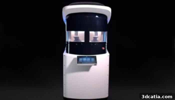 goatAM's innovative 3D pill printer designed for personalized medicine production.