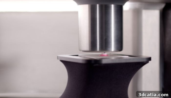 Close-up of a pill being created through 3D printing technology, highlighting precision manufacturing.
