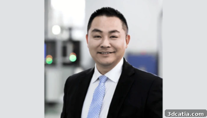 Wang Binhua, founder and chairman of GLB Digital Technology, pictured in a professional setting.