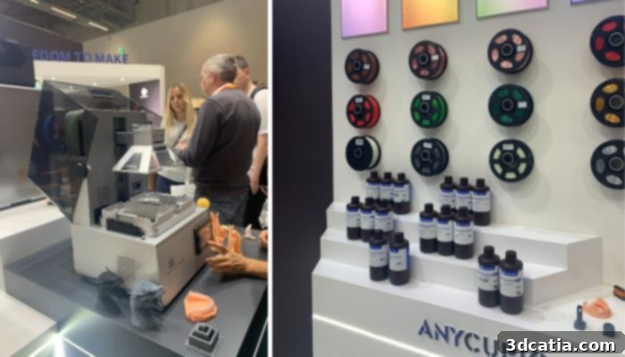 The Photon P1 and Anycubic resins and filaments