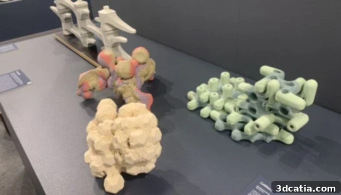 Examples of 3D Printed Parts at Formnext 2025