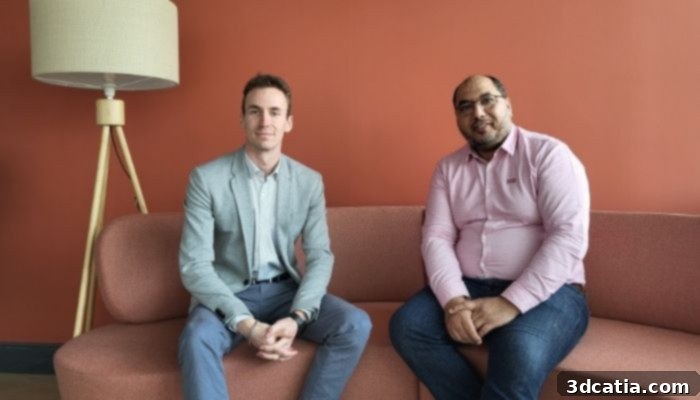 CTO Timothée Delacroix (left) with President Hicham Maskrot (right) of AM3L.