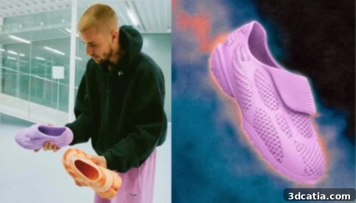 Justin Bieber 3D Printed Sneakers