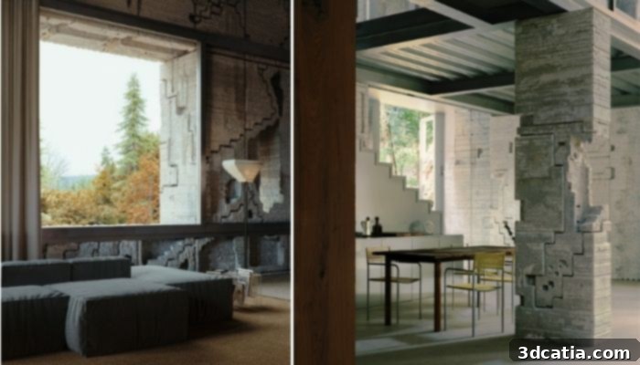 Tùr House interior design