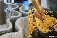 Corn Husk Concrete: 3D-Printed Green Construction