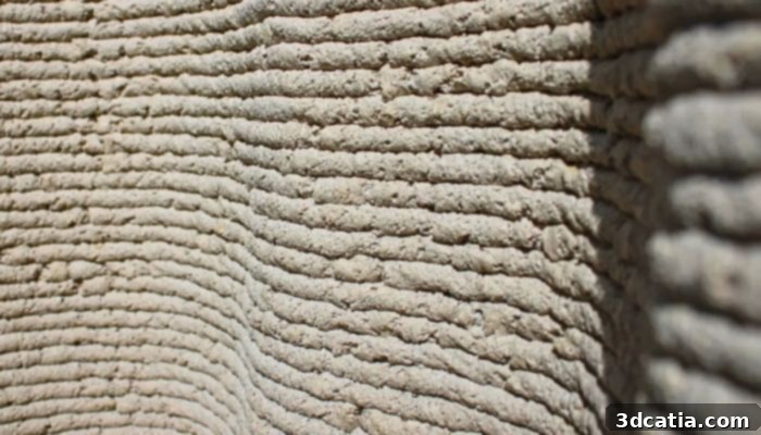 Corn Husk Concrete: 3D-Printed Green Construction 4 CORNCRETL material cracking