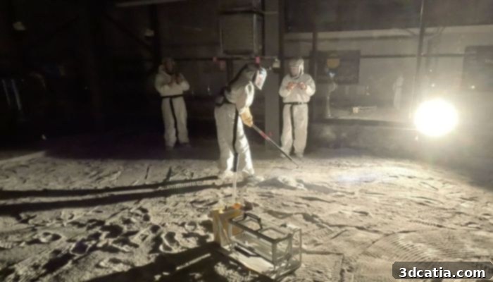Lunar Regolith 3D Printing Concept