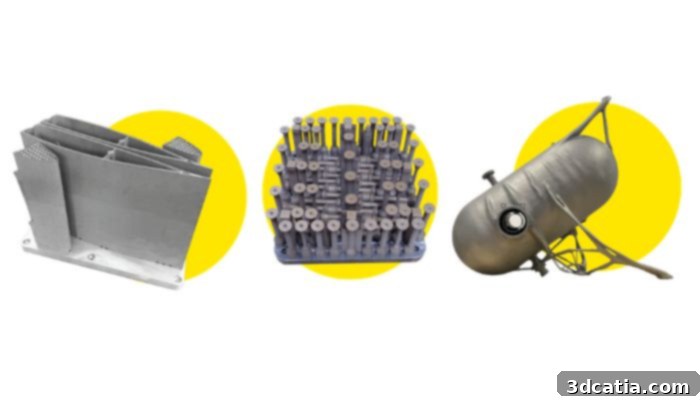 Aerospace components printed with Nikon SLM solutions