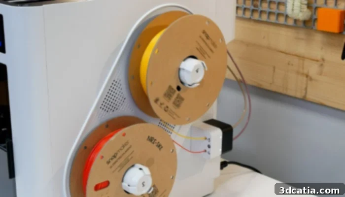 Snapmaker U1 filament loading system