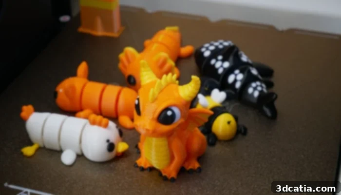 3Dnatives Lab Reviews the Snapmaker U1 3D Printer 9 Figurines printed on the Snapmaker U1
