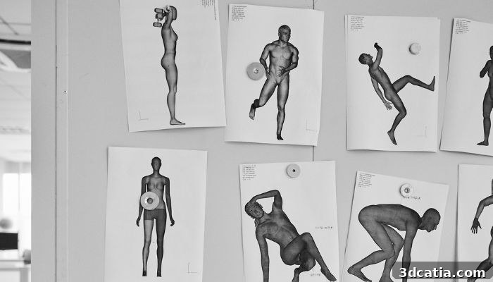 3D printed mannequins