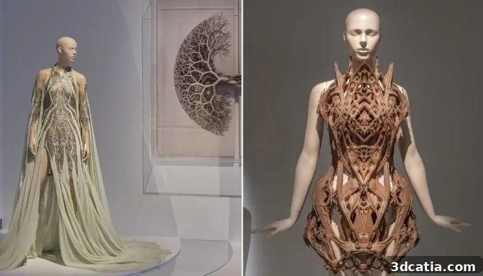 Iris van Herpen exhibition pieces