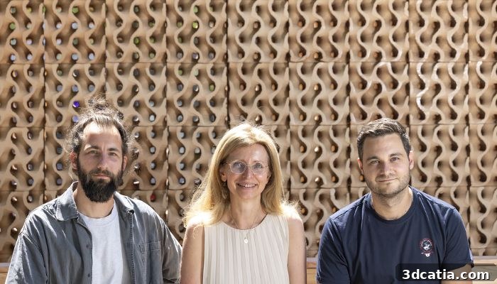 Team members from TU Graz with cooling cubes