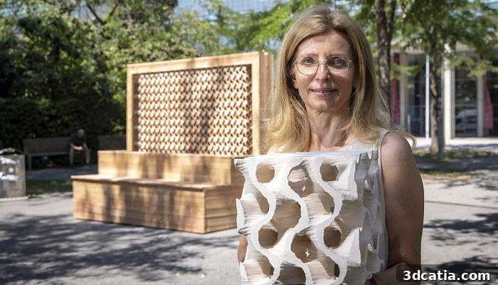 Milena Stavric holding a cooling cube
