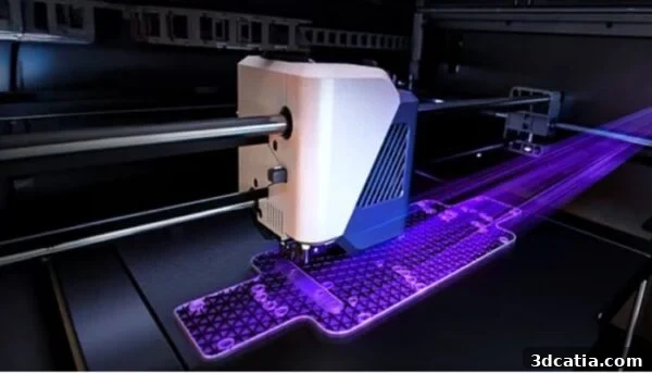 FibreSeeker 3 printer and sample part