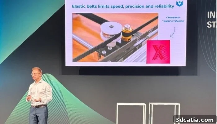 Timothy Kramer presenting Tesseract Technologies at Formnext 2025