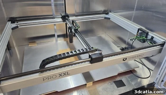 FELIX Pro XXL 3D printer equipped with Tesseract linear motors