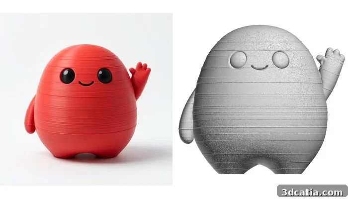Leo mascot: source image and Meshy model